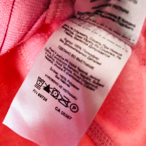 Columbia baby size 6-12 months Pink Fleece full zip Jacket - Picture 5 of 5